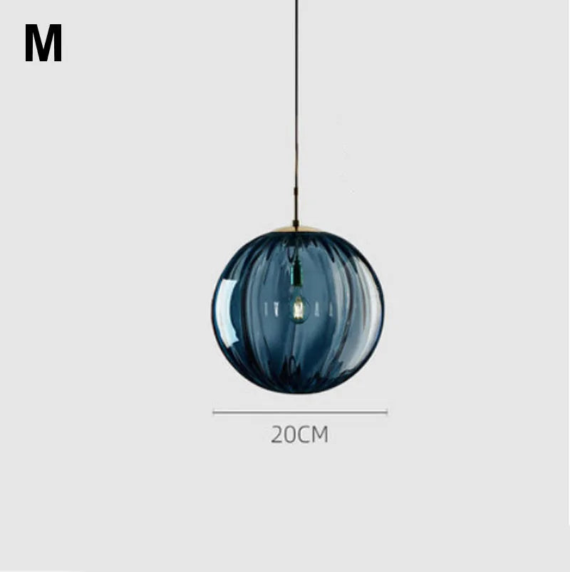 DecorBites™ Glass Ball Lustre Pendant Lights - Modern Nordic Design for Kitchen, Bedroom, or Restaurant