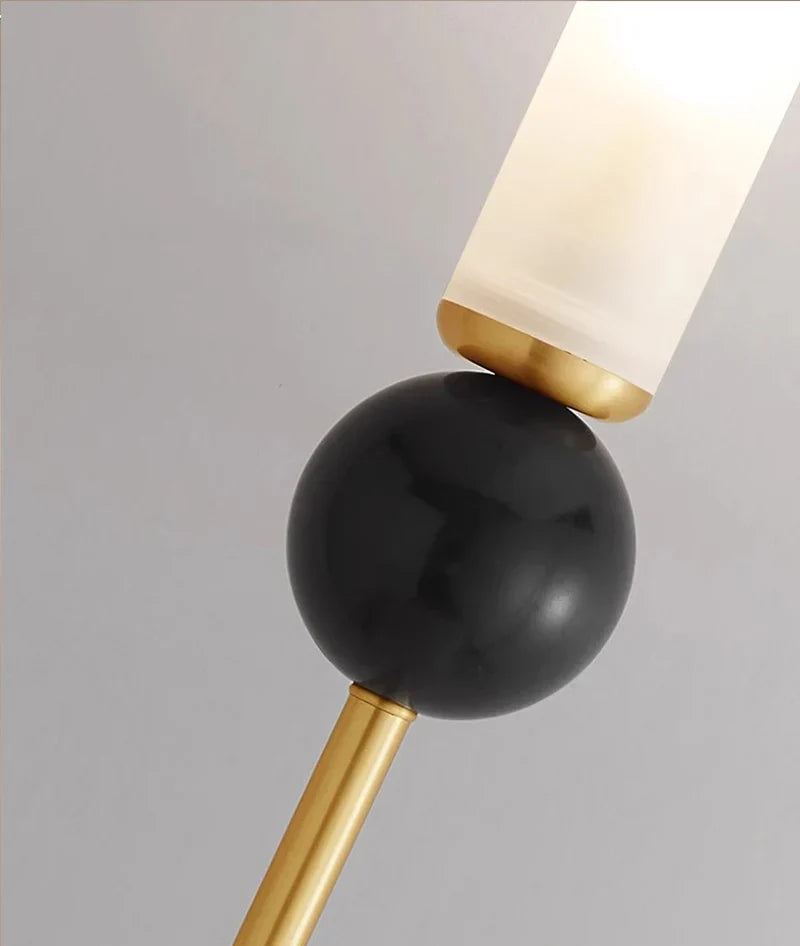 DecorBites™ Copper Wine Corridor Wall Lamp for TV Background & Bedside, Marble Finishes