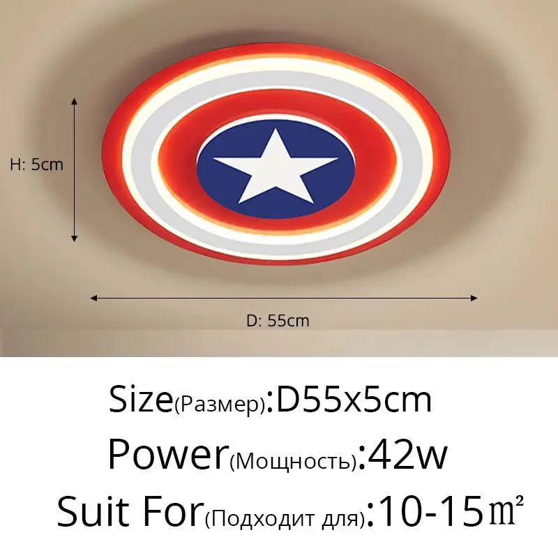 DecorBites™ Plafonnier LED de Dessin Animé pour Enfants | Lampes Décoratives pour Chambre de Garçons et Filles