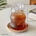 DecorBites™ 500ML Ins Glass Cup - Set of 1 | Heat-Resistant Tumbler for Various Beverages