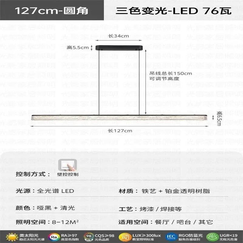 ثريا متدلية LED من DecorBites™ لديكور المنزل العصري والإضاءة الداخلية