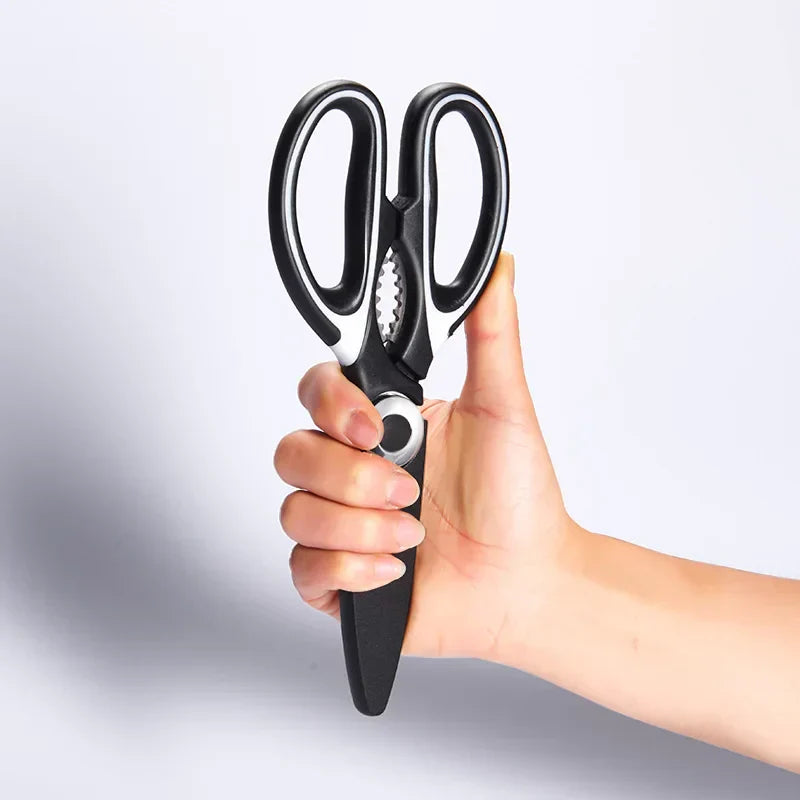 Ciseaux de cuisine DecorBites™ en acier inoxydable, multi-usage pour volaille, poisson et viande