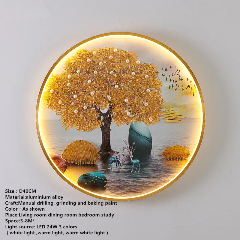 مصابيح الحائط LED على شكل أسماك من DecorBites™: مصباح إضاءة إبداعي لغرفة النوم