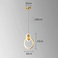 Modern Alloy LED Bedside Pendant Light