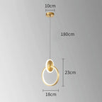 Modern Alloy LED Bedside Pendant Light
