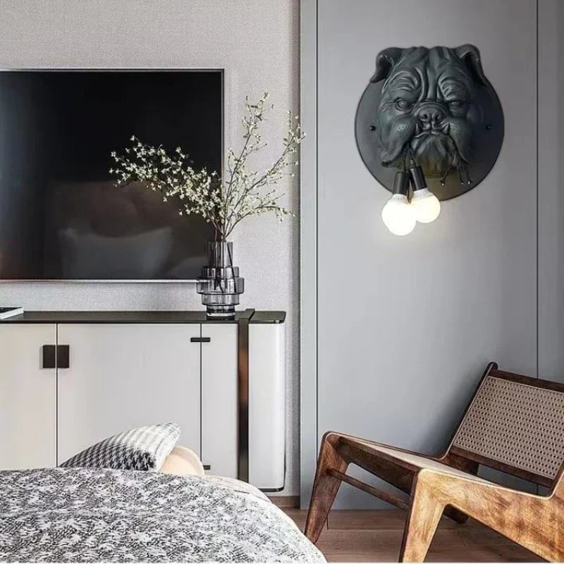 DecorBites™ Bulldog LED Wall Lamp for Living Room Dining Study Bedroom