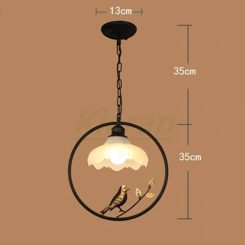 DecorBites™ Birdcage LED Chandelier: Modern Resin Pendant Lights for Bedroom, Living Room, and Restaurant