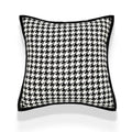 DecorBites™ Houndstooth Jacquard Pillowcase 45X45CM – Nordic Simple Decorative Throw Pillow Cover