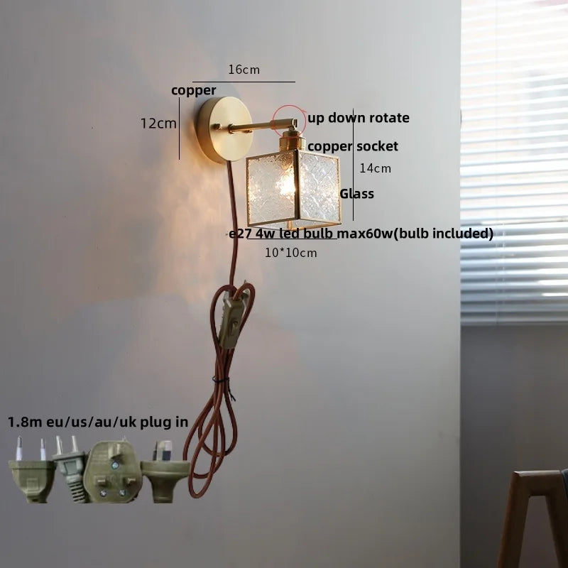 DecorBites™ LED Wall Sconce Modern Nordic Design with Pull Chain Switch