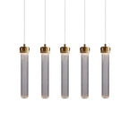 Modern Gold Glass Pendant Light