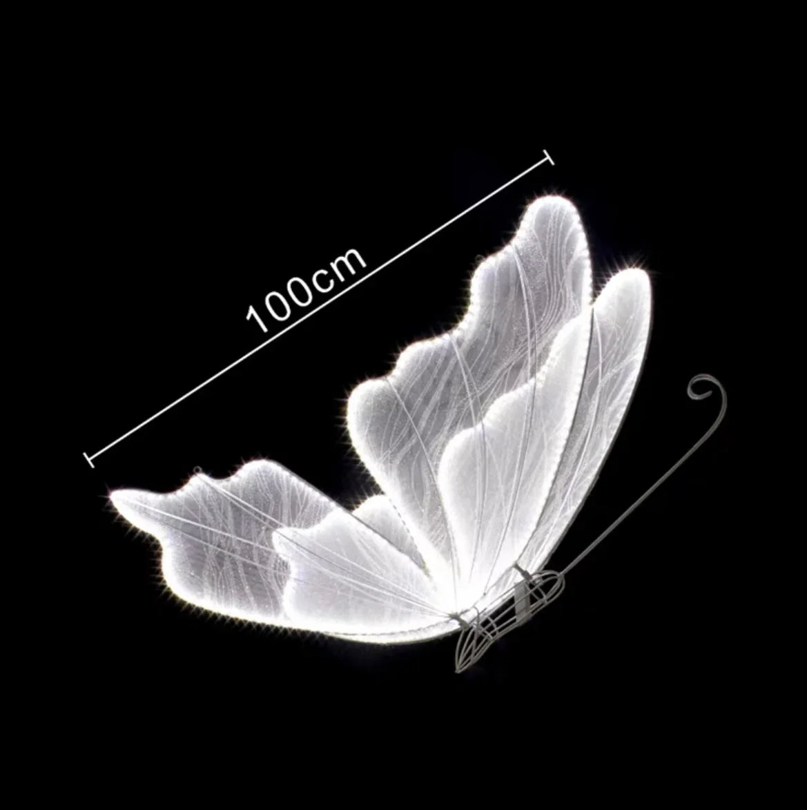 أضواء سقف فراشة LED من DecorBites™ لتزيين حفلات الزفاف الرومانسية