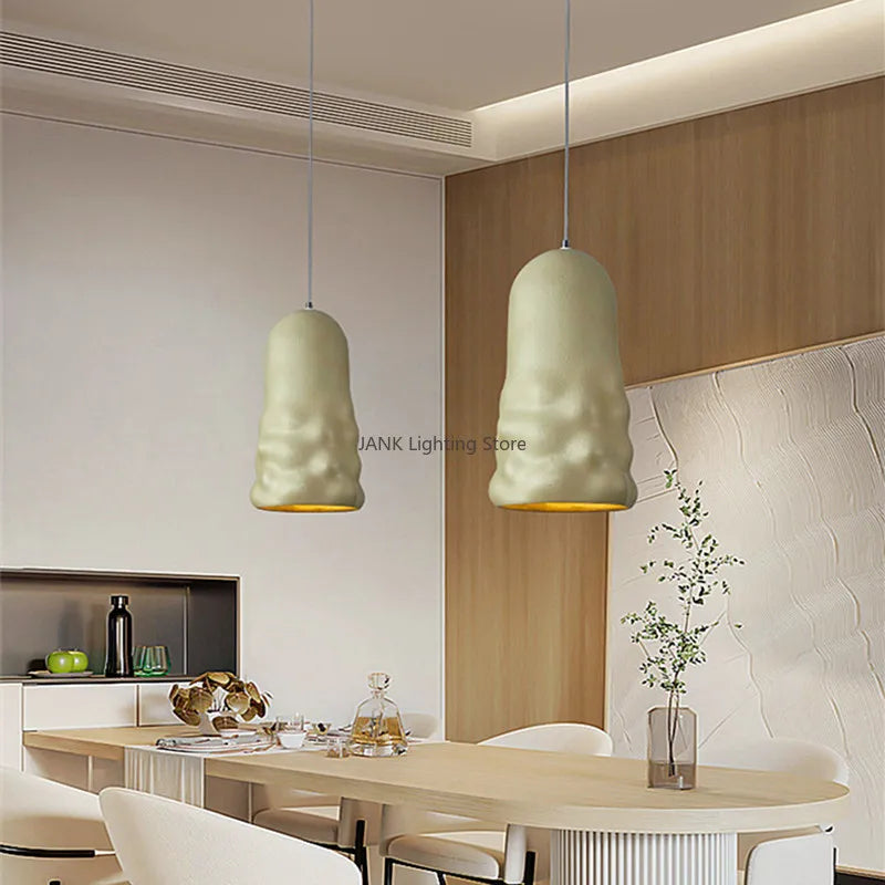 DecorBites™ Creamy Wind Pendant Lamps for Dining Room, Bedroom, Cafe, Bar Table Home Decor