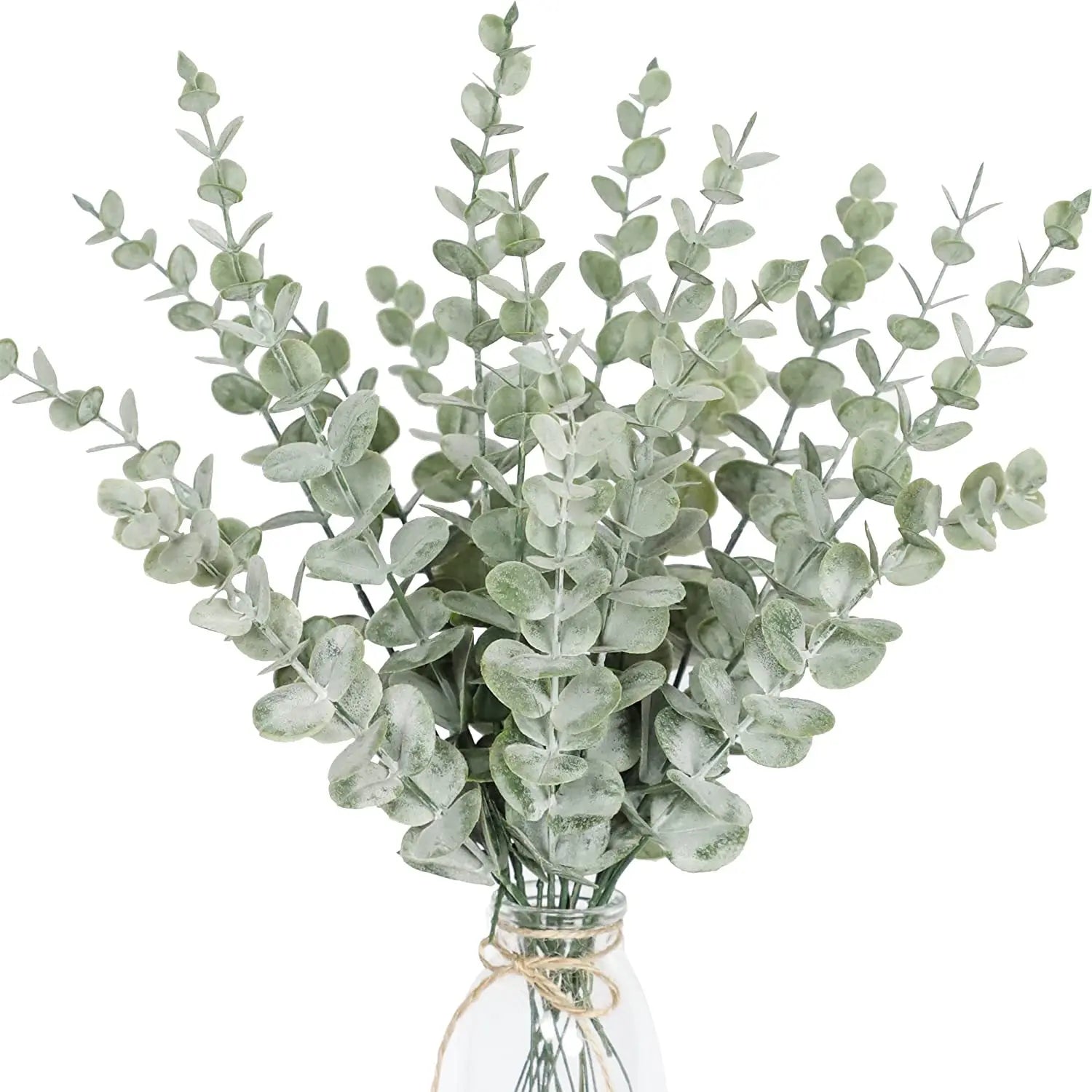 DecorBites™ ساق أوراق الأوكالبتوس الذهبية ×10 - ديكور صناعي لحفلات الزفاف الخريفية يمكنك تنفيذه بنفسك