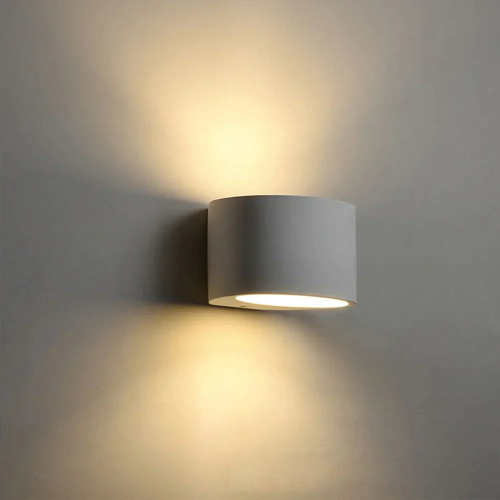 DecorBites™ مصباح حائط جبسي 5 وات LED شمعدانات إضاءة داخلية لغرفة المعيشة وغرفة النوم
