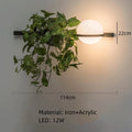 DecorBites™ Art Deco White Acrylic Ball Wall Lights with 3-Mode Dimming