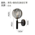 DecorBites™ Glass Ball LED Wall Lamp Modern Bedroom Beside Light Fixture