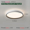 DecorBites™ LED Ceiling Lamp: Simple Modern Round Study Bedroom Balcony Light
