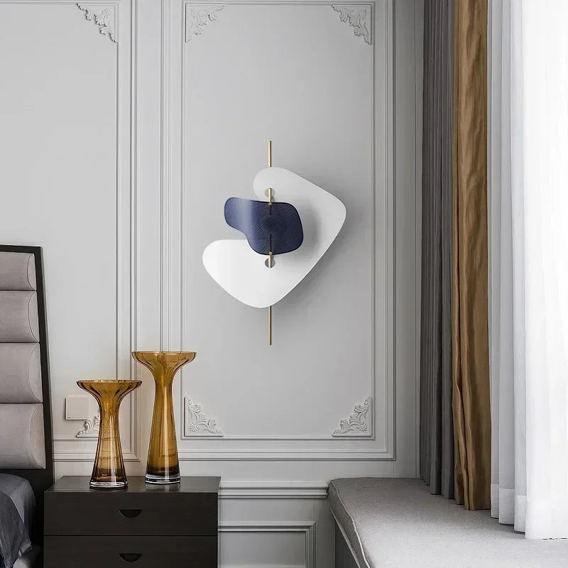DecorBites™ لوحة فنية جدارية كانفاس هندسية مجردة خضراء لديكور المنزل