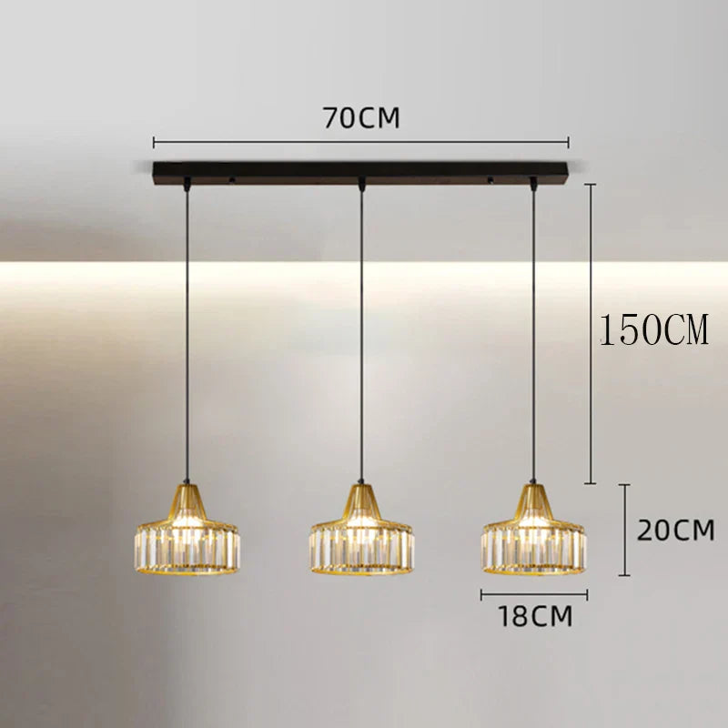 ثريا معلقة LED من DecorBites™ لديكور غرفة النوم الداخلي الأنيق