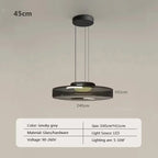Nordic Glass Pendant Light in Green or Gray