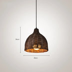 Southeast Asia Bamboo Rattan Woven Pendant Light