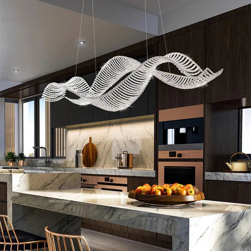 DecorBites™ ثريا إضاءة LED متدلية لغرفة المعيشة وتزيين غرفة الطعام