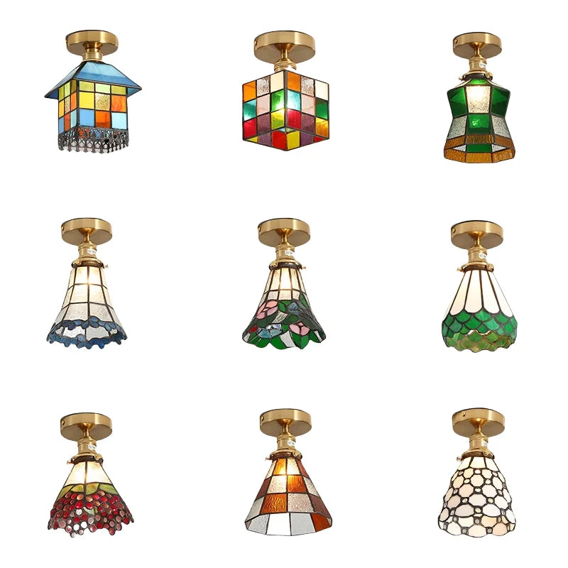 مصابيح سقف زجاجية LED DecorBites™ ديكور فني حديث لإضاءة غرفة المعيشة المنزلية