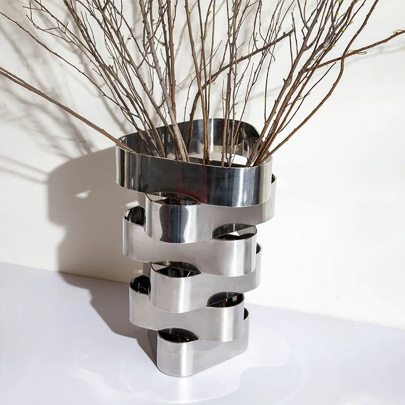 DecorBites™ Geometric Vase for Creative Flower Arrangements