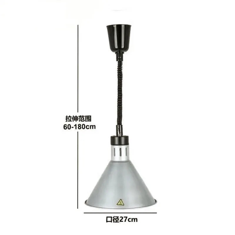 DecorBites™ Electric Heat Lamp: Adjustable Kitchen Fixture for Food Preservation