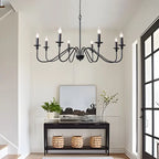 Vintage Black and Gold Metal Pendant Light