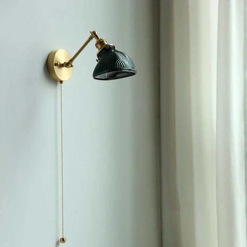 DecorBites™ Clear Glass LED Wall Sconce Rotate Up Down, Perfect for Dining Room, Bathroom