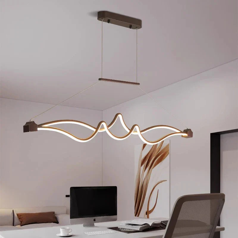 ثريات قلادة LED من DecorBites™ لديكور المنزل العصري والإضاءة الداخلية