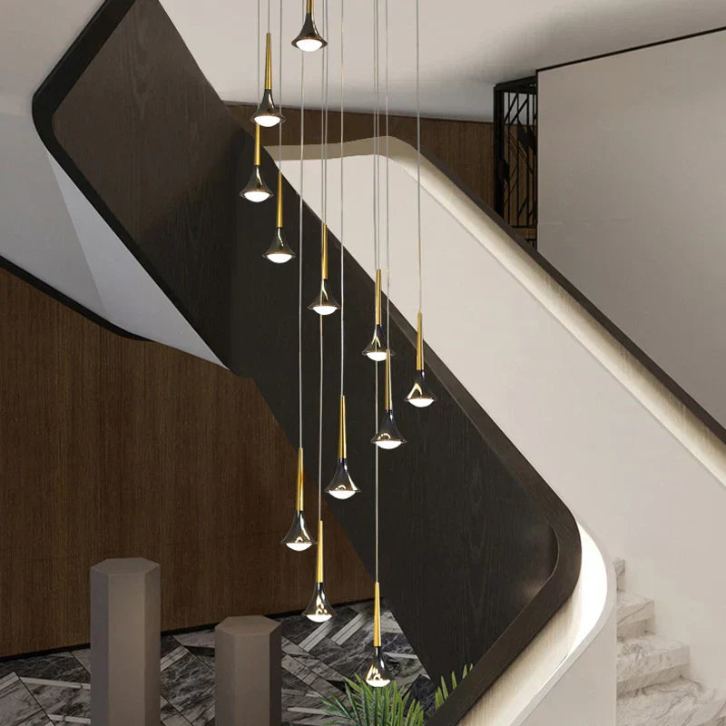 DecorBites™ Elegant Horn-Shaped Chandelier for Living Room and Bedroom