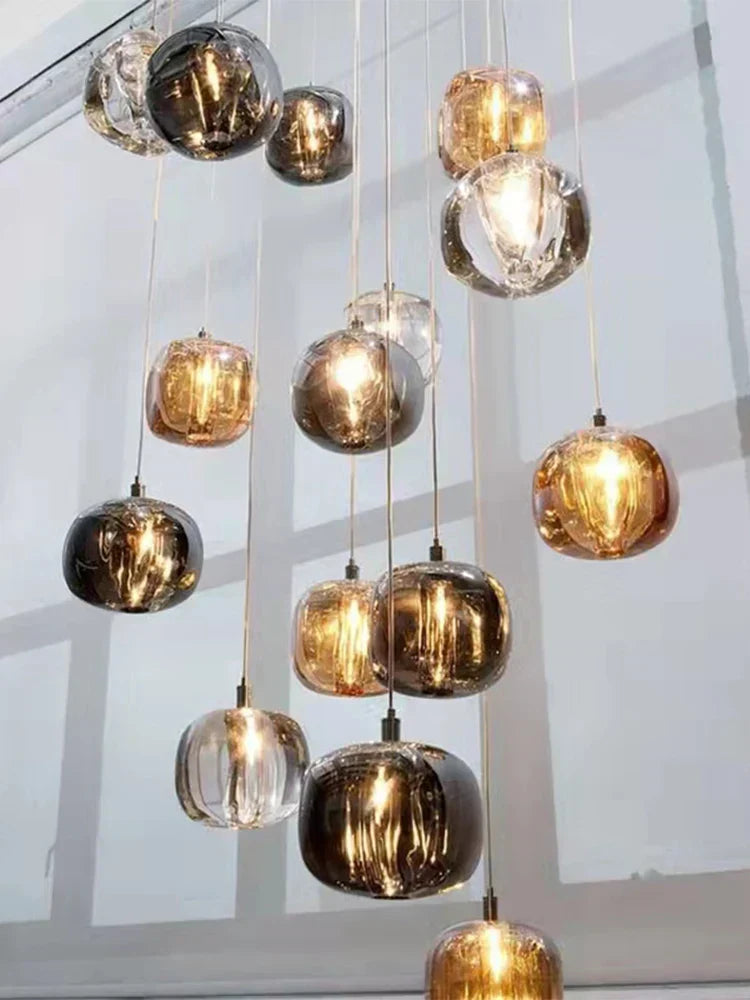 ثريا سقف كريستال LED من DecorBites™ لغرفة المعيشة وغرفة النوم وغرفة الطعام والمطبخ