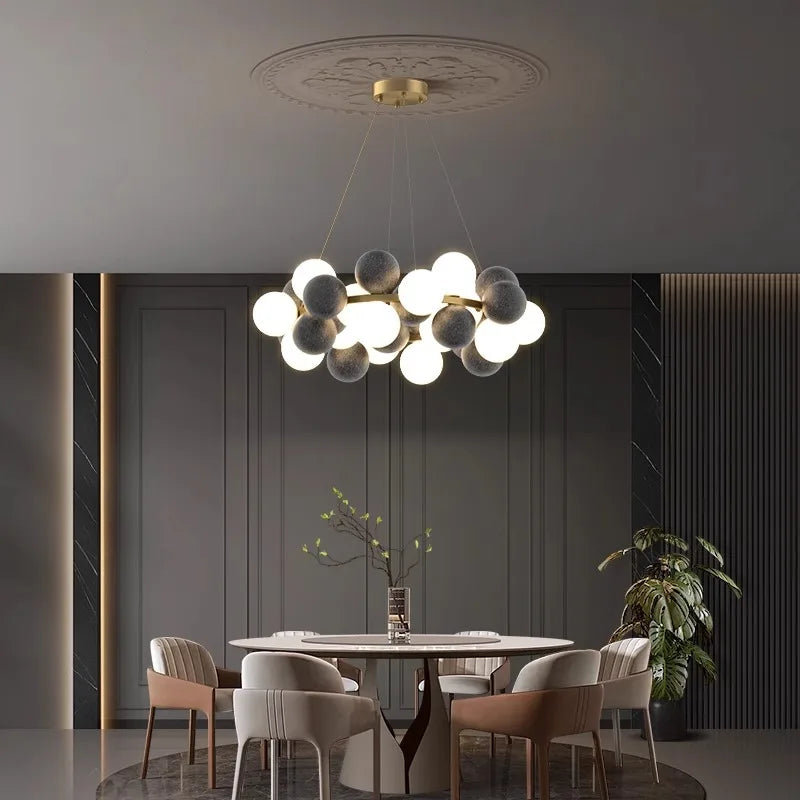 ثريات LED معلقة من DecorBites™ لديكور المنزل العصري، إضاءة داخلية لغرف المعيشة وغرف الطعام