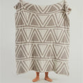 DecorBites™ Knitted Jacquard Blanket 130x180cm Multi-functional Throw