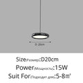DecorBites™ LED Iron Pendant Chandelier for Home Decor and Lighting
