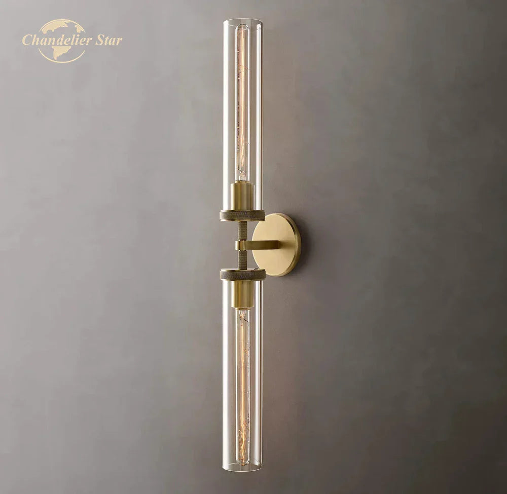 DecorBites™ مصباح جداري LED من الزجاج المخدد لتصميم إضاءة عصري