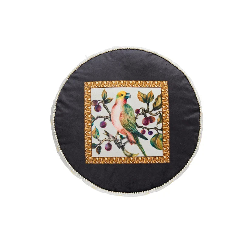 DecorBites™ Jungle Vibes Tablecloth: Tiger Plants & Pagoda Print for Kitchen Garden