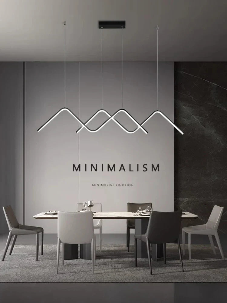 DecorBites™ مصابيح LED هندسية متدلية ثريا إضاءة عصرية بسيطة