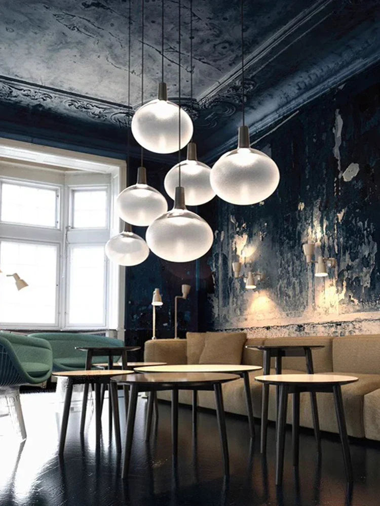 "DecorBites™ 7-12W COB LED Chandelier Lighting Hanging Lamps for Dinning Room"