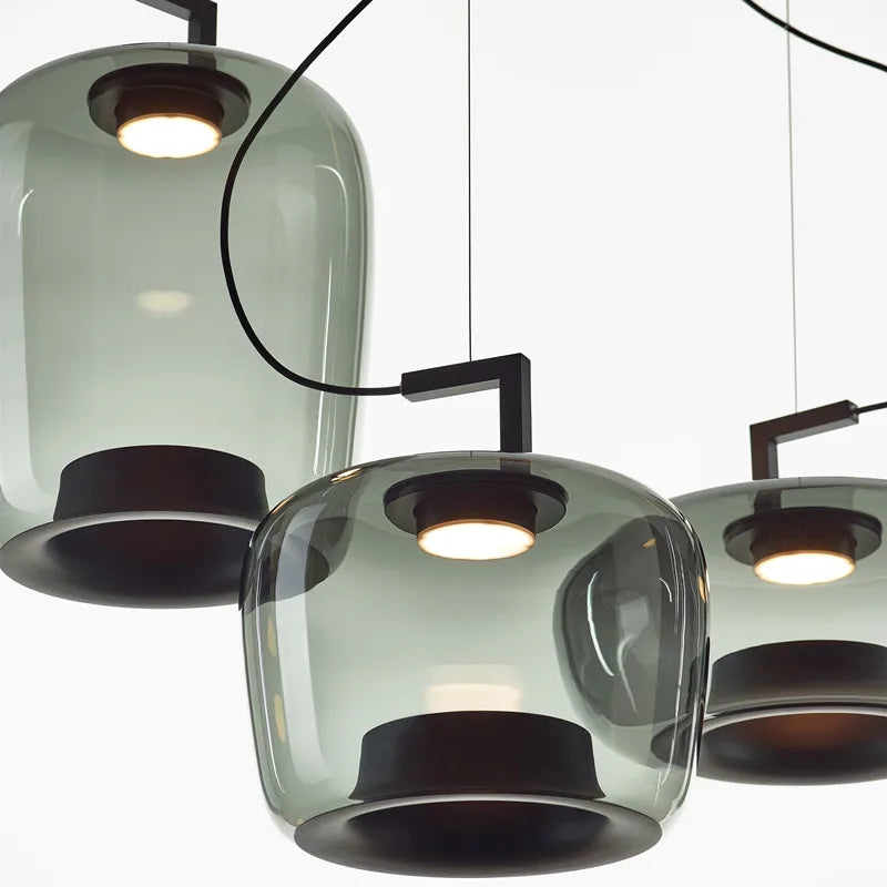DecorBites™ Brokis Double Glass Pendant Lamp for Home Decor & Hospitality Spaces