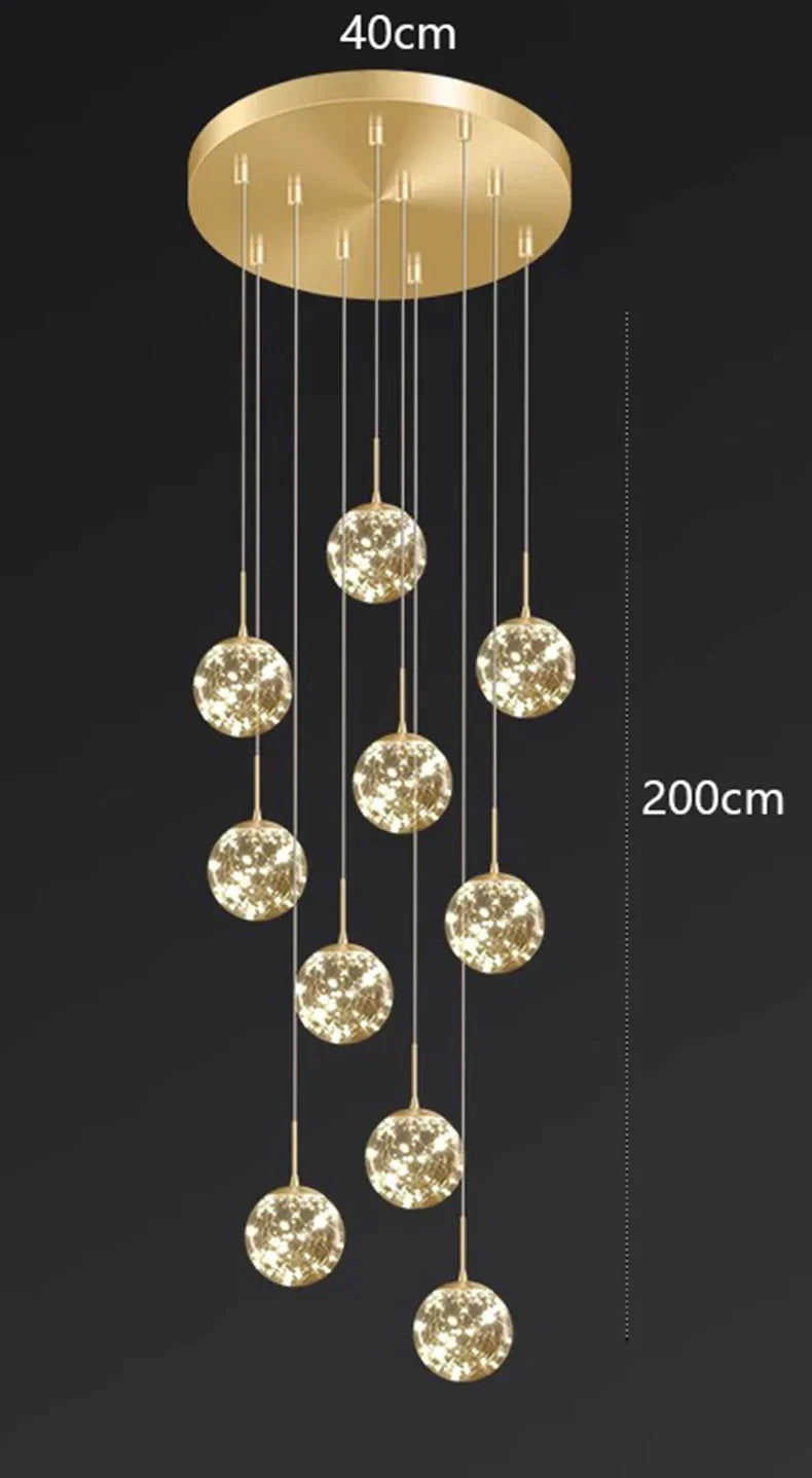 ثريات قلادة LED من DecorBites™ لديكور المنزل العصري والإضاءة الداخلية