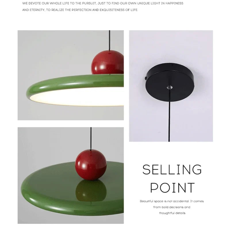 DecorBites™ Bauhaus Saucer Chandelier: Creative Dining Room & Bar Decor
