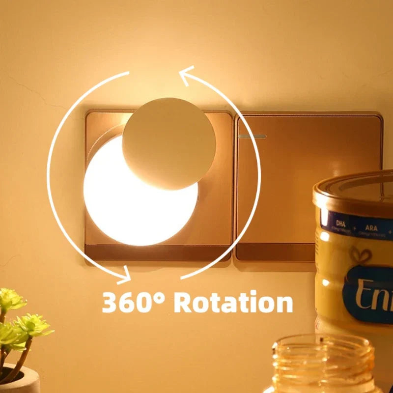 مصابيح ليلية DecorBites™ LED مستشعر ضوء للتحكم في غرفة نوم الأطفال