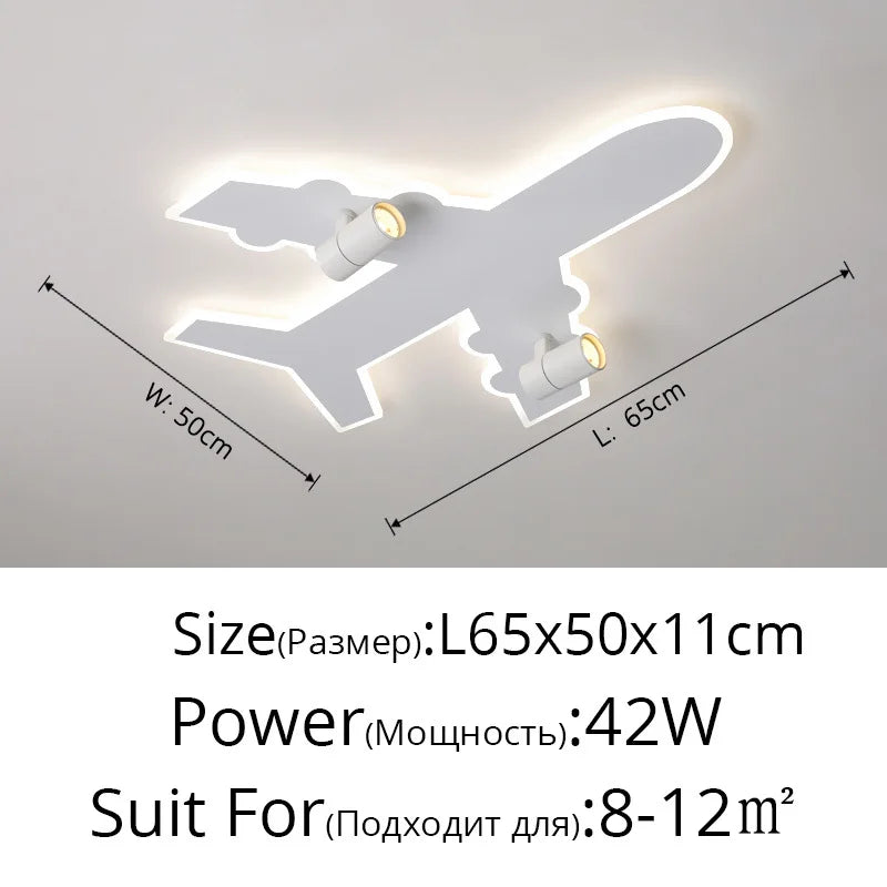 DecorBites™ مصابيح سقف للأطفال برسومات كرتونية لغرفة نوم الأولاد إضاءة LED إبداعية لحماية العين