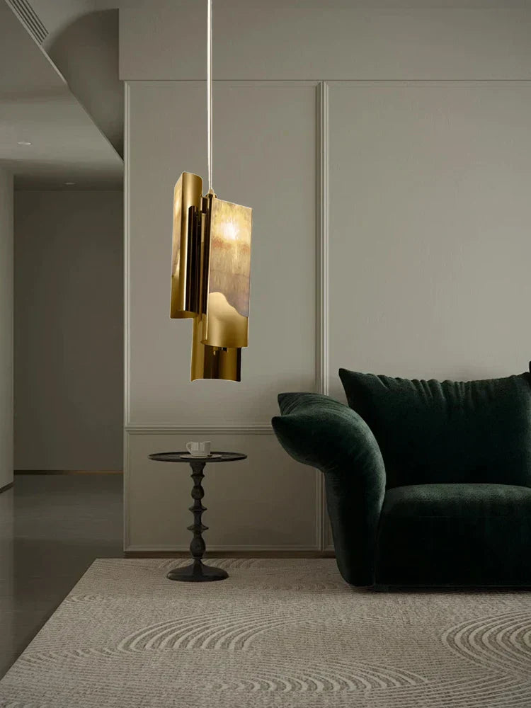 DecorBites™ Italian Marble Pendant Lamp Gold 2025 - Luxury Dining Room Decor