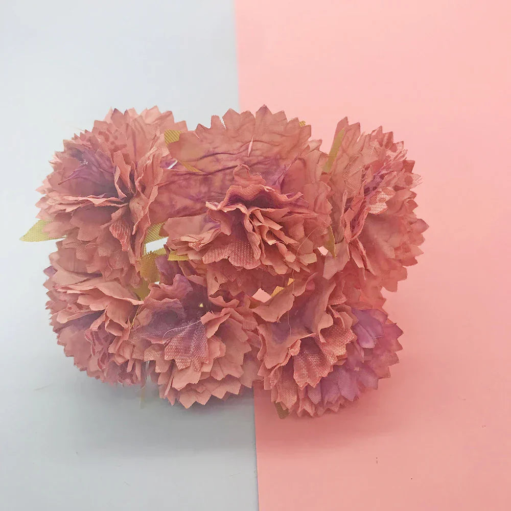 DecorBites™ 200pcs Mixed Rose Red Flower Cherry Stamen Berries Bundle for DIY Decor