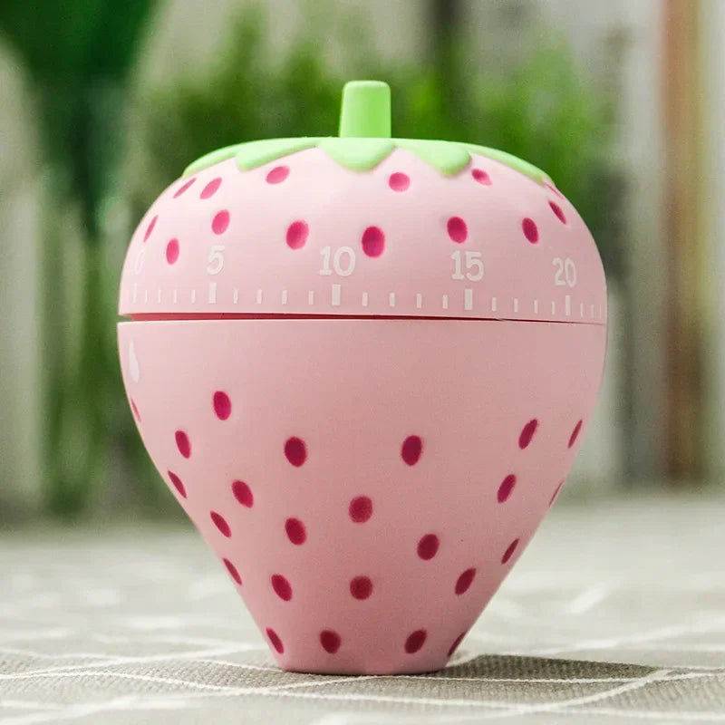 DecorBites™ Cute Cartoon Cake Kitchen Timer Stopwatch 60 Minute Baking Gadget
