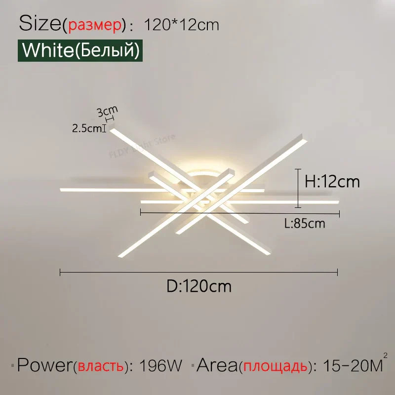 2023 DecorBites™ Nordic LED Ceiling Chandelier for Living, Dining, and Bedroom
